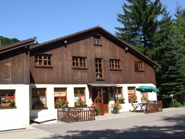 ferienhaus mit Ferienwohnung in holzhau bergstrasse abzweig siedlerweg
