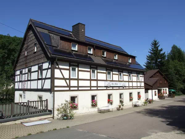 Pension Alte Mühle Holzhau Urlaub Sommerfrische Reisen Erholung Sachsen Erzgebirge